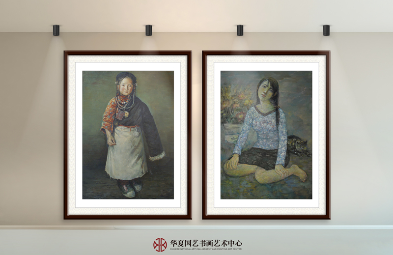 11孙永印作品11《藏娃》规格：100X80cm-2000年---12孙永印作品12《闲暇二》规格：110X90cm-2008年.jpg