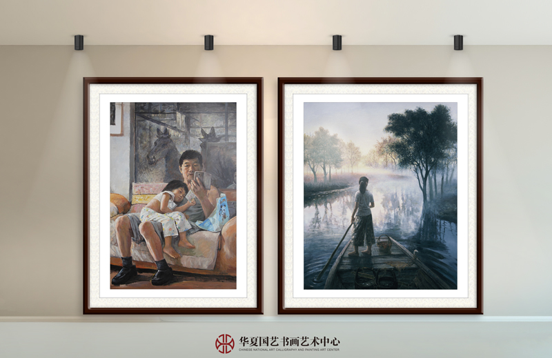 13--孙永印作品13《休闲》规格：90X120cm--2019年---14孙永印作品14《晨曦》规格：120X90cm--1999年.jpg