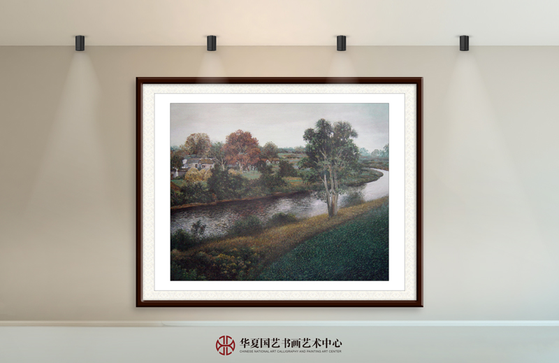 26孙永印作品26《村边的小河》规格：100X80cm-1996年.jpg