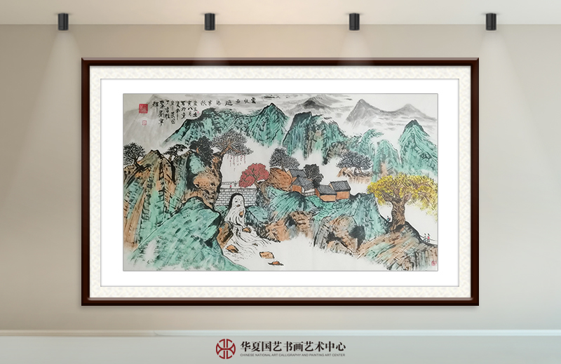 刘宁辉作品3《云收雨过添寒秋》规格：97X180cm.jpg