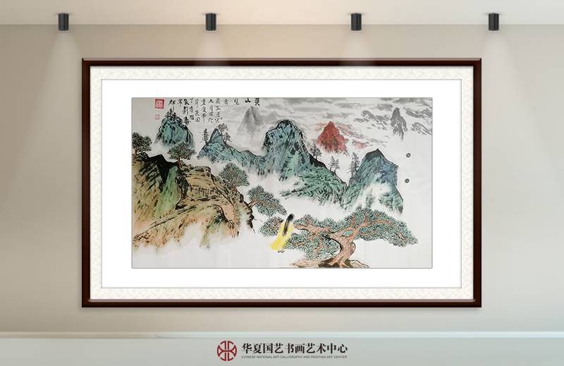 刘宁辉作品7《黄山晓云》规格：97X180cm.jpg