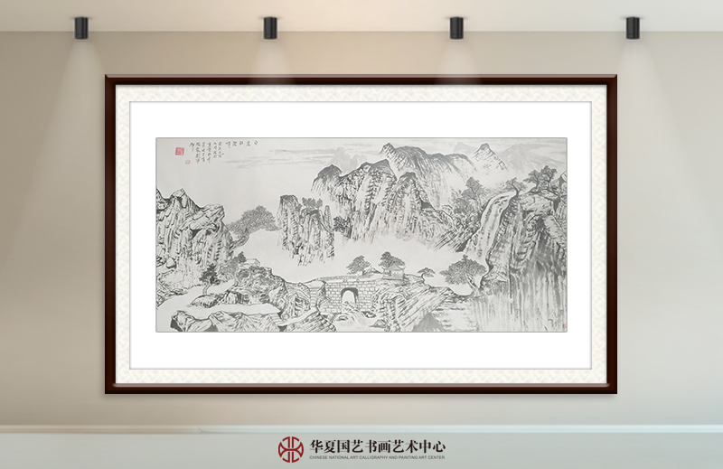 刘宁辉作品19《飞泉挂碧峰》规格：120X240cm.jpg
