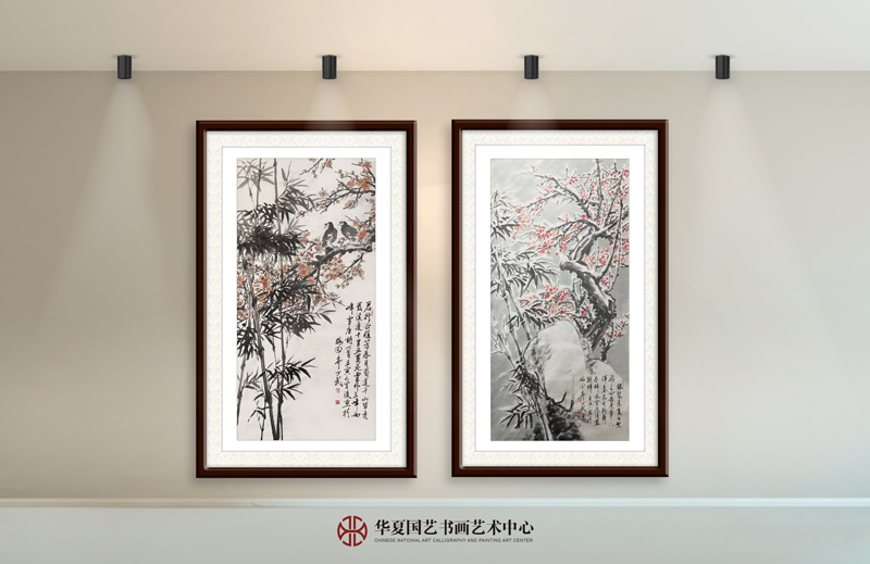 5--黄少武作品5《蜀中送人游庐山》黄少武作品6《银装素裹白絮飞》.jpg