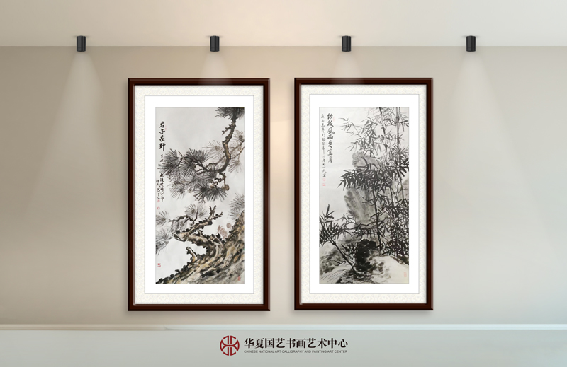 15-黄少武作品15《君子在野》黄少武作品16《竹枝风雨更宜月》.jpg