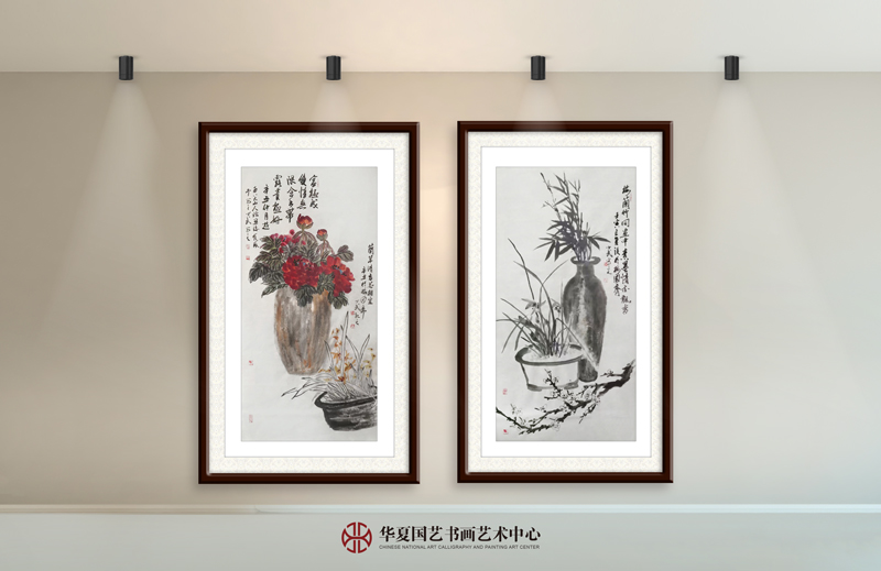 17-黄少武作品17《兰草清香总相宜》黄少武作品18《梅兰竹同画中》.jpg