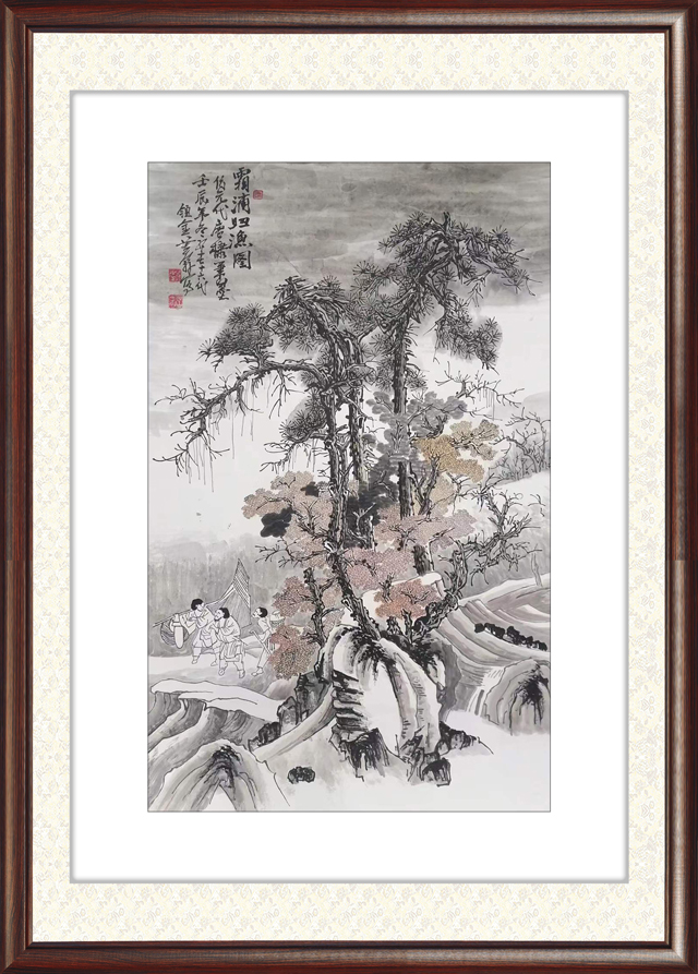孔苦奔作品6《霜浦归渔图》.jpg