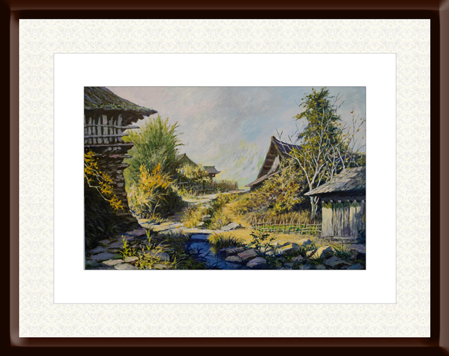 赵竟城作品3《故乡的小路》规格：60cmX90cm.jpg