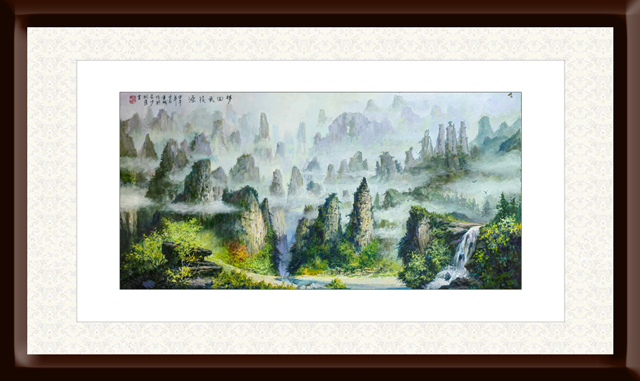 赵竟城作品7《梦回武陵源》规格：80cmX160cm.jpg