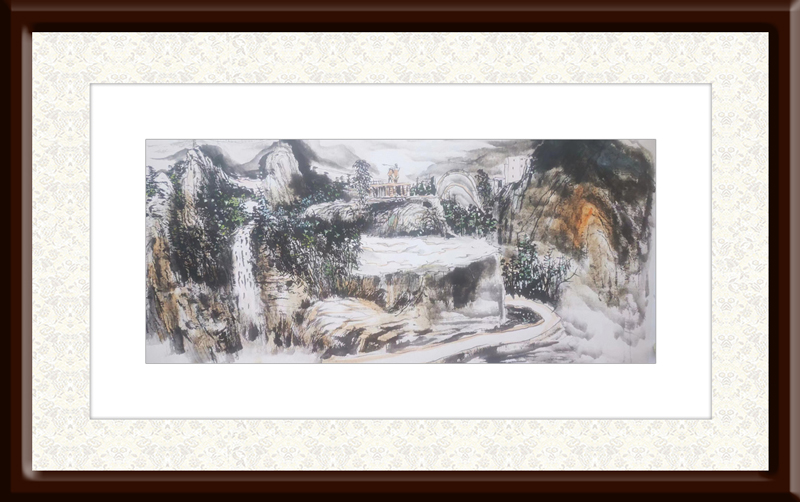 袁陆华作品9《东方猿人谷》--规格：80×180cm.jpg