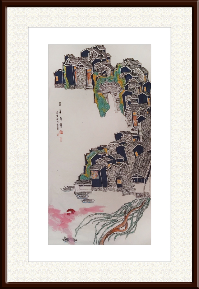 章志华作品5《日落西霞》.jpg