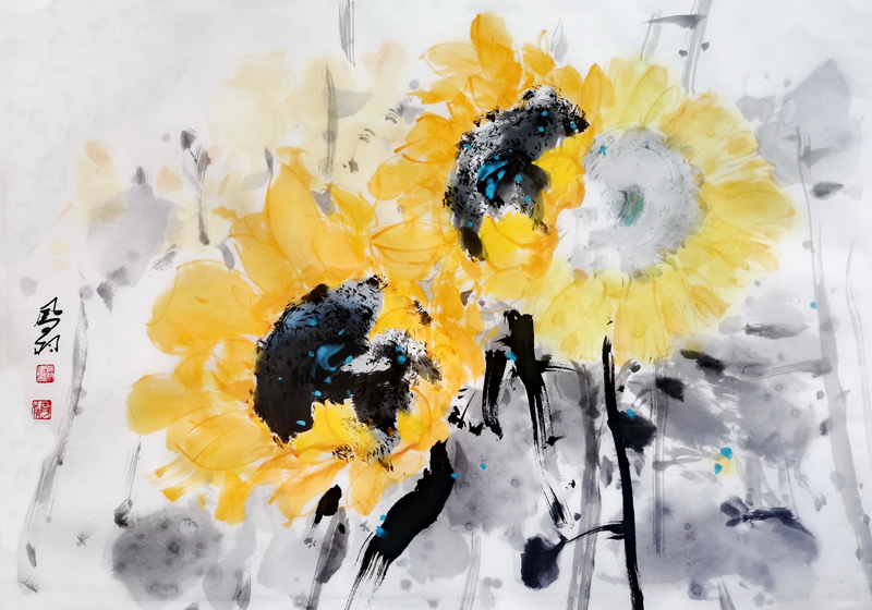谷凤羽作品4《温暖如初》--规格：60×95cm.jpg