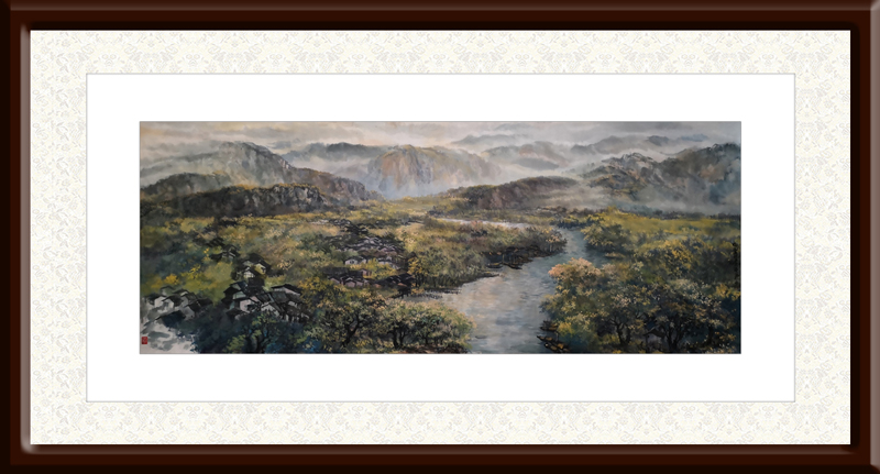 盛絜作品10《福闽春晓》--规格：210×84cm.jpg