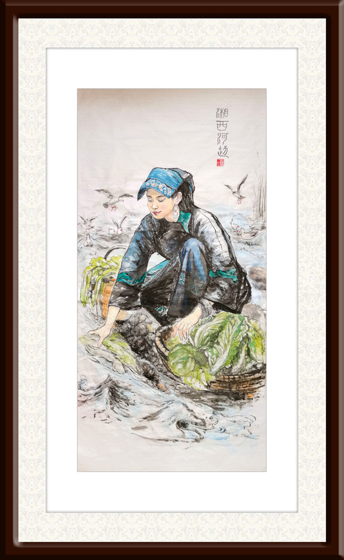 司徒惠霞作品4《湘西河边》.jpg