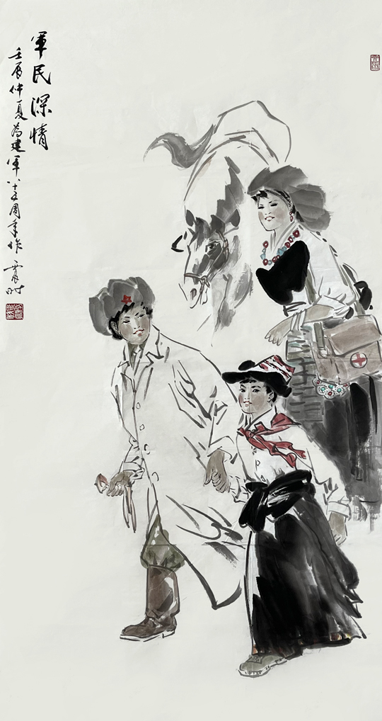 徐震时作品9《军民深情》.jpg
