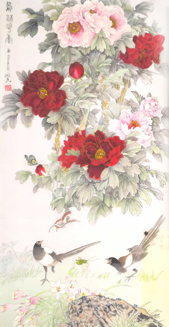 刘润香作品1《鸟语花香》.jpg