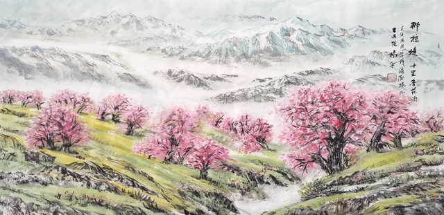 杨平作品6《那拉提，十里杏花沟》.jpg