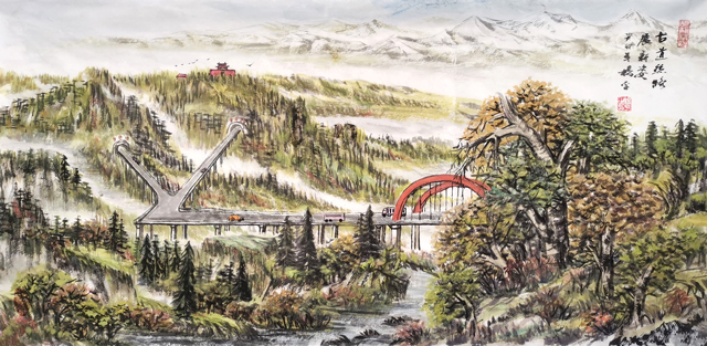 杨平作品8《古道丝路，展新姿》.jpg