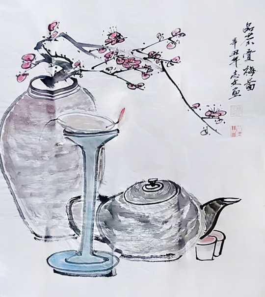 杨志文作品4《品茶赏梅图》.jpg