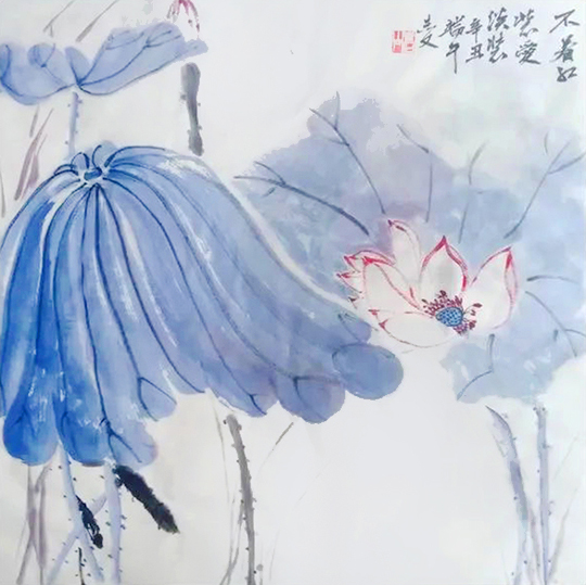 杨志文作品8《不着红装爱淡装》.jpg