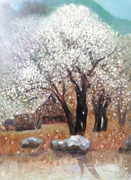 胡勇辉作品3--油画《白梅颂》.jpg