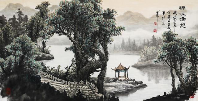 李叔平作品《漓江秀色》.JPG