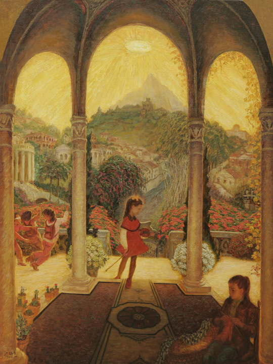 《冬日的鼓浪屿》160cm×122cm-2015年-油画-洪瑞生.jpg