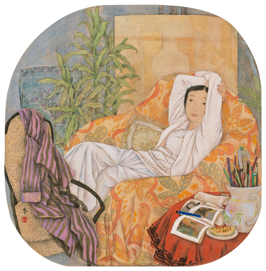 丁晓东作品7《憩》60x60cm--2006年.jpg
