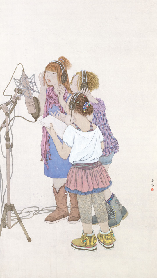 丁晓东作品8《粉红色的旋律》---200x120cm--2013年.jpg