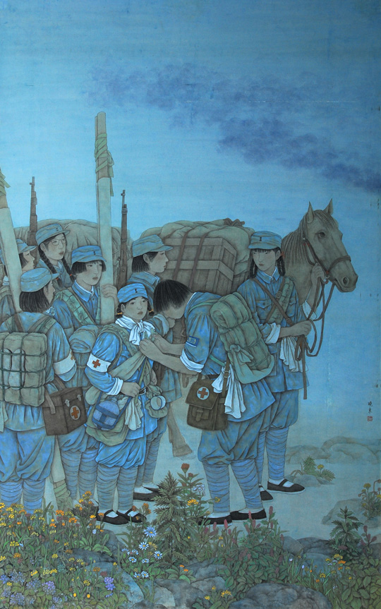 丁晓东作品10《五月的鲜花》200x120cm--2017年.jpg