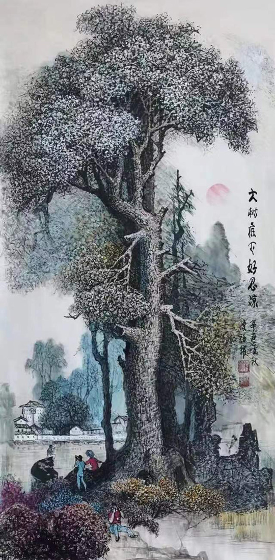 陈福耀作品3《大树底下好思凉》.jpg