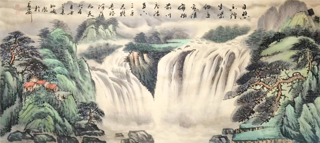 孙晓凤作品3《望庐山瀑布》.jpg
