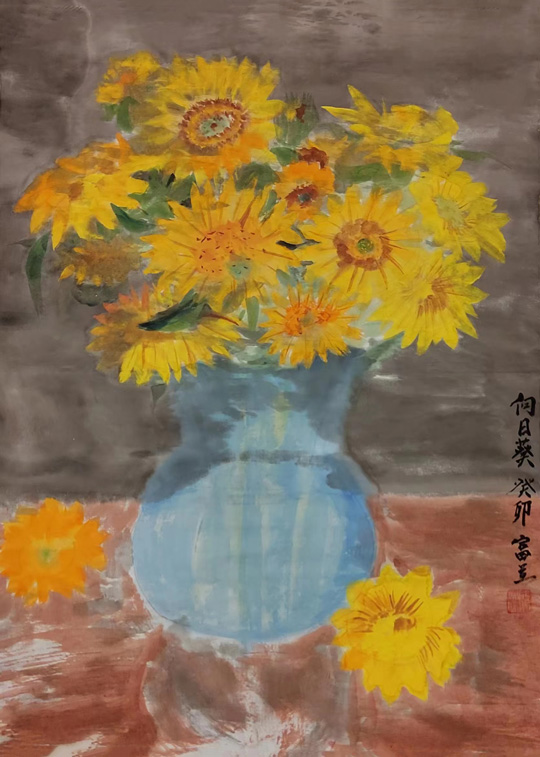 殷富兰作品5《向日葵》.jpg