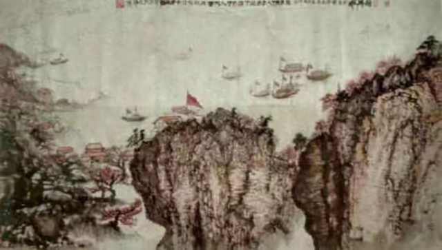魏伯川作品9《冠头岭》东盟十六加一战略.北部湾会址.一带一路水上丝绸之路起点..jpg