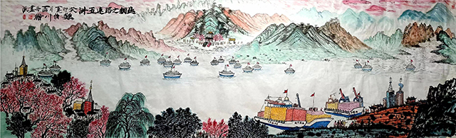 魏伯川作品10《丝绸之路连五洲》.jpg