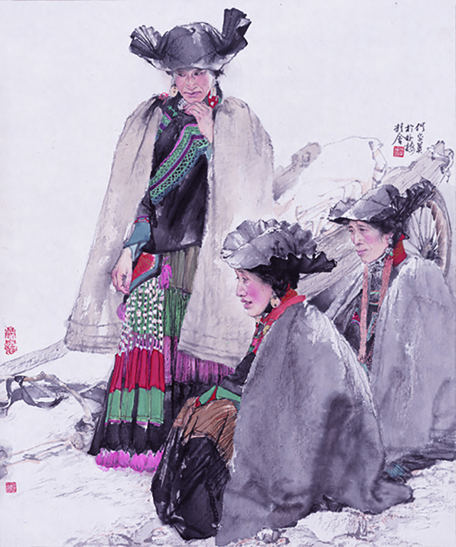 M 大凉山女人2015 64.5×57cm.jpg