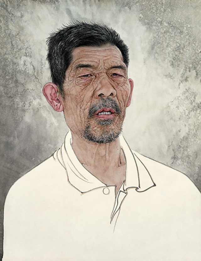 沧桑 2000年作 54x42cm 作品材质绢.jpg