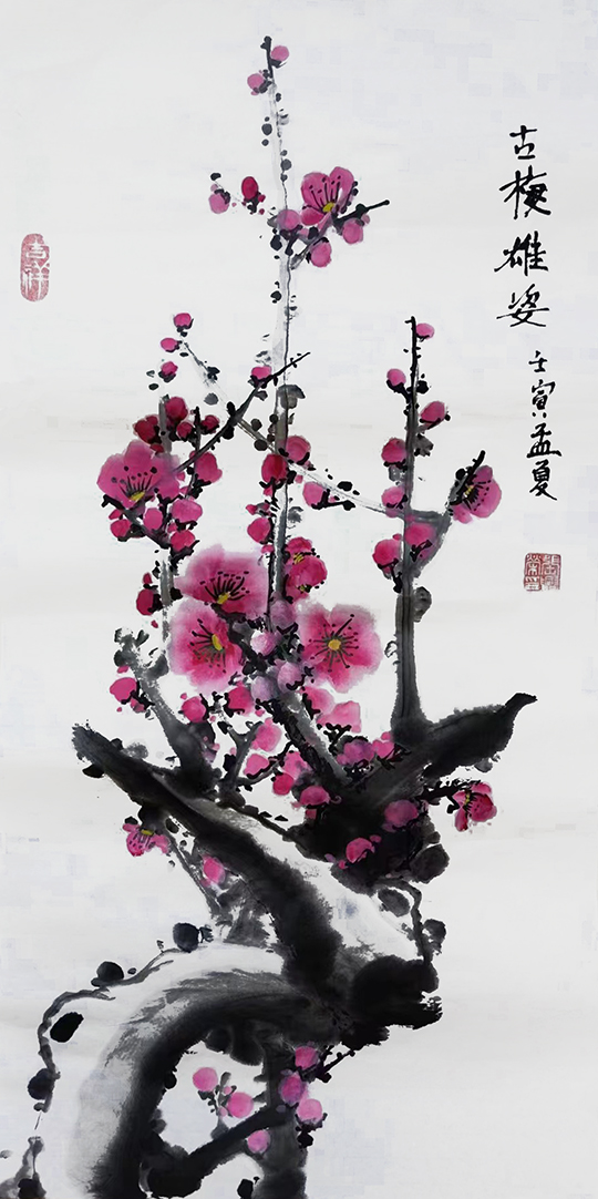 张兴荣作品2《古梅雄姿》.jpg