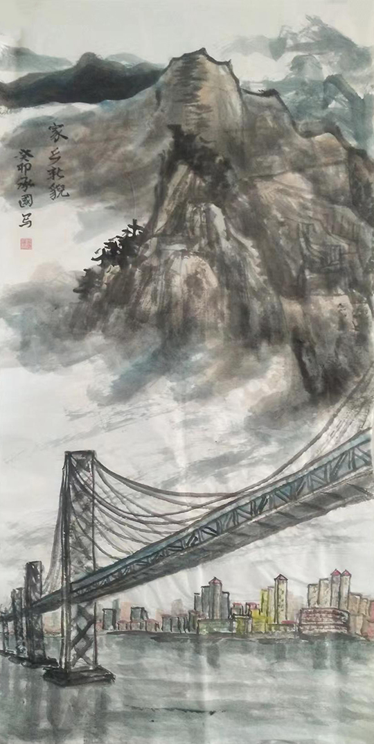 张承国作品4《家乡新貌》.jpg