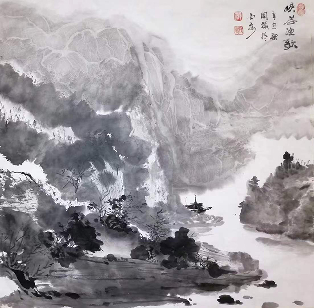 赵同振作品6《峡谷渔歌》.jpg