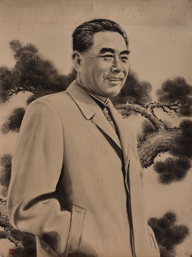 肖耀彩作品5《敬爱的周总理》规格：54X70cm.jpg