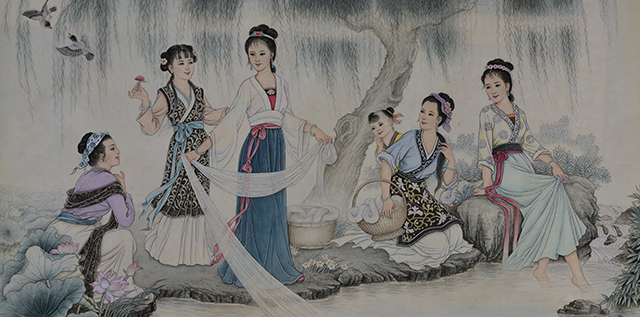 肖耀彩作品9《西施故里》规格：136X67cm.JPG