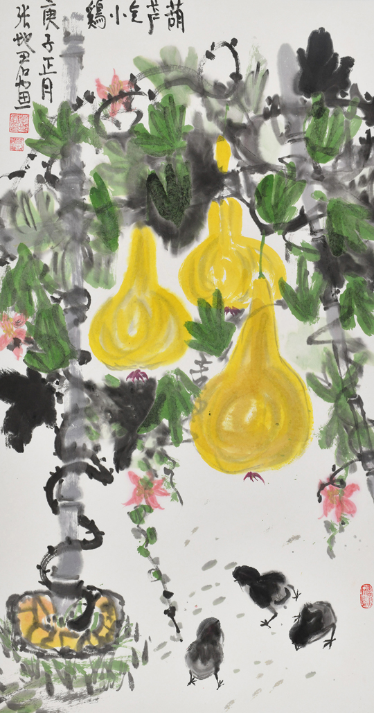 张地君作品5《葫芦小鸡》.jpg
