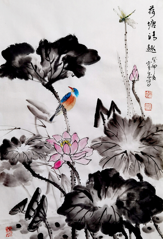 胡宝成作品5《荷塘清趣》.jpg