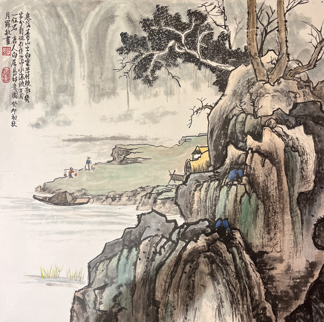 罗敏作品7《白居易诗意图》--规格：69×69cm.jpg