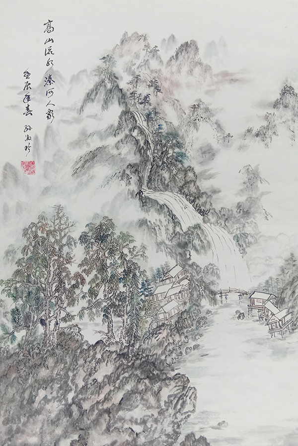 孙淑珍作品5《高山流水溱河人家》.jpg