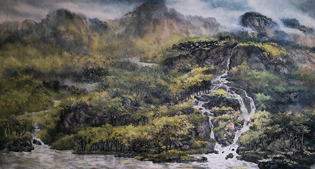 盛絜作品《福闽家园 · 春溪乐》（136x68）.jpg