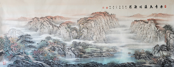 丹峰飞瀑颂渔歌220X85.jpg