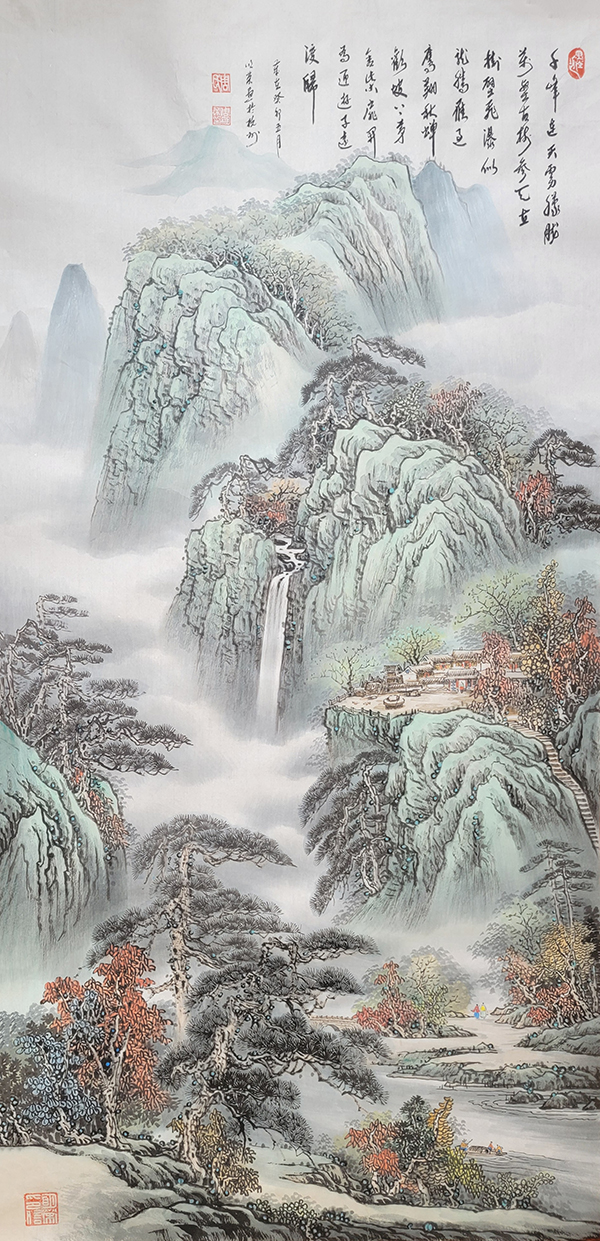 千峰连天雾朦胧（138X70）.jpg
