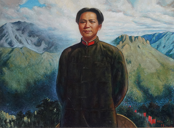 6《井冈山》早已森严壁垒，更加众志成城130cmX100cm2010年6月.jpg