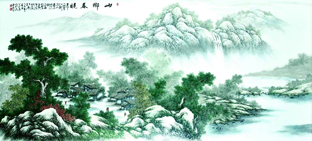余景生作品8《山乡春晓》.jpg